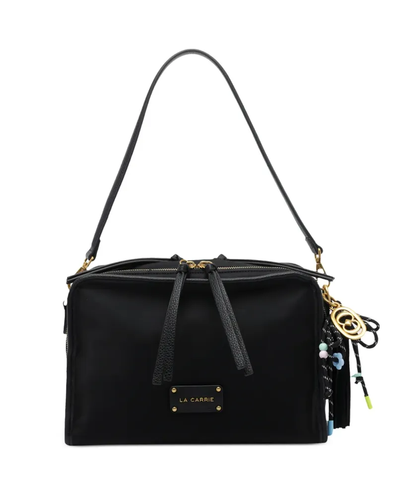 LA CARRIE Dark Wave Schultertasche - Schwarz Schwarz