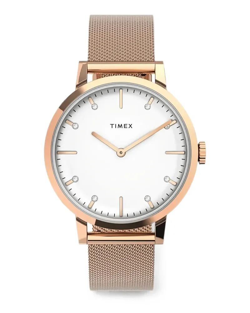 Timex Midtown mesh-bracelet 36mm watch - Weiß Weiß