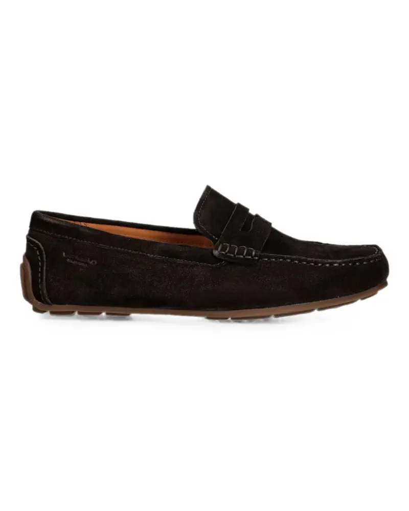 Vagabond Lorenzo suede penny loafers - Braun Braun
