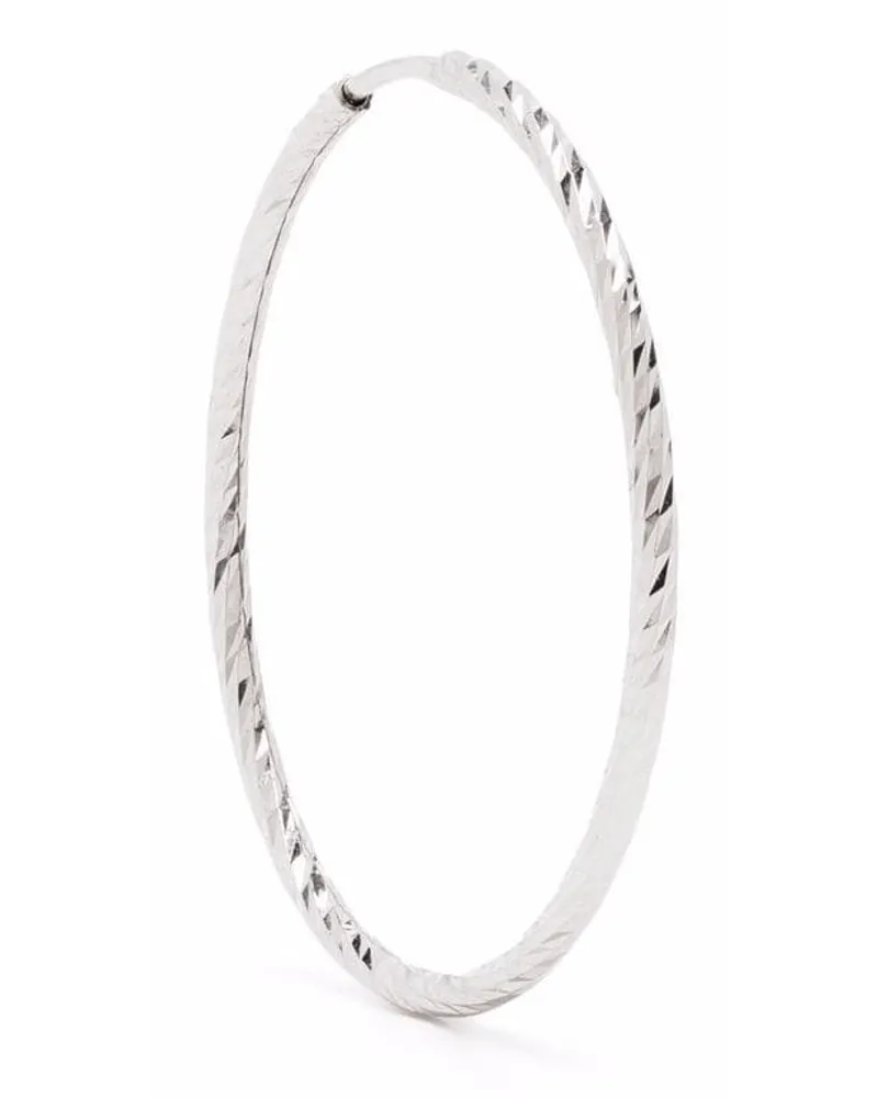 Maria Black 14kt 'Liv' Weißgoldcreole, 25mm - Silber Silber