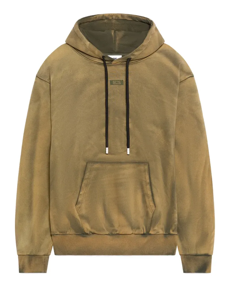GCDS Hoodie mit Kordelzug - Grün Grün