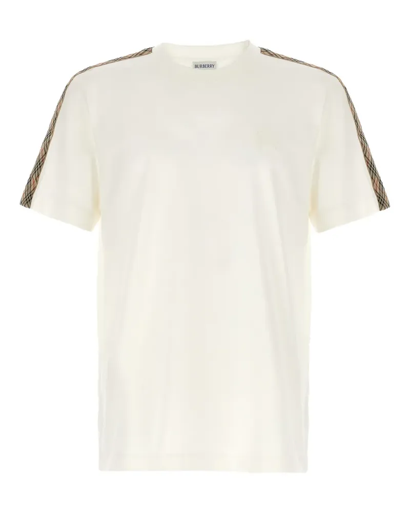Burberry Check-trim T-shirt - Nude Nude