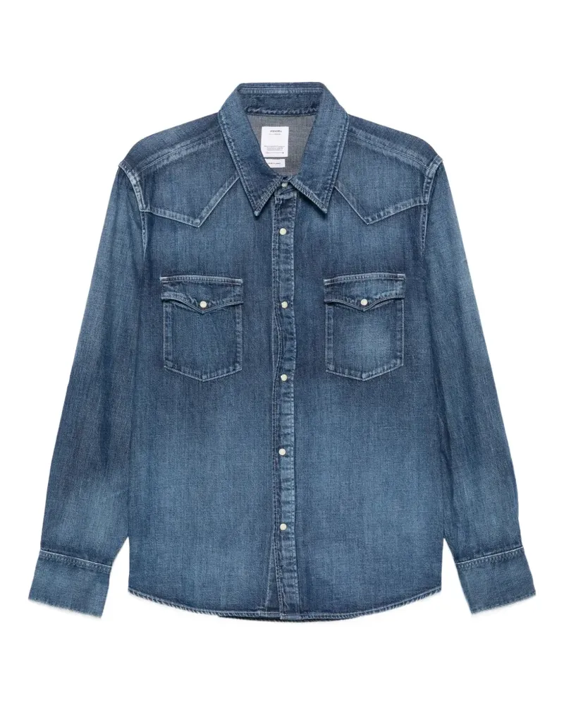 Visvim Social Sculpture overshirt - Blau Blau