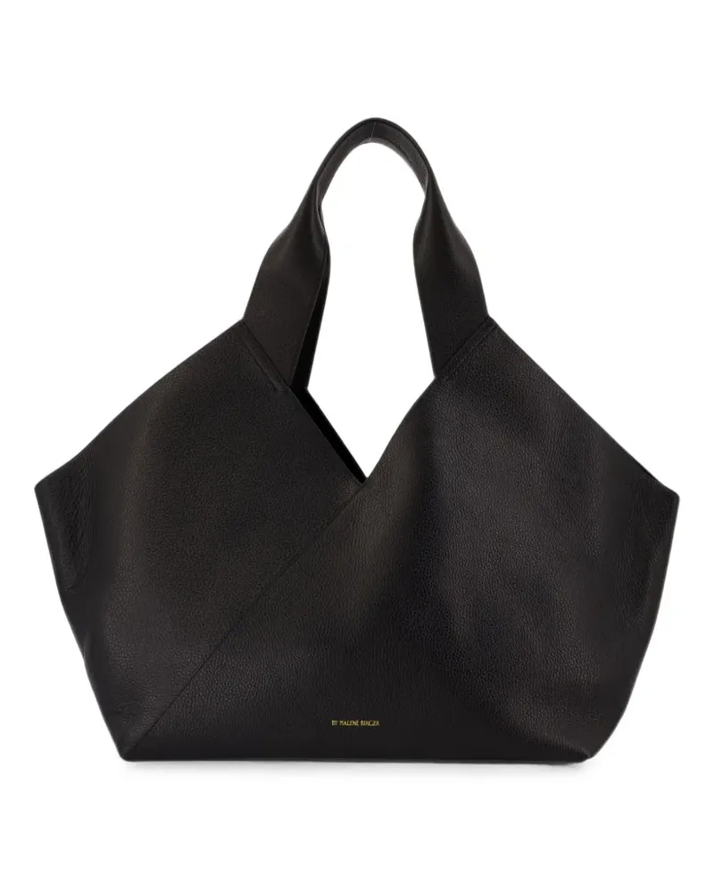 By Malene Birger Lucile leather tote bag - Schwarz Schwarz