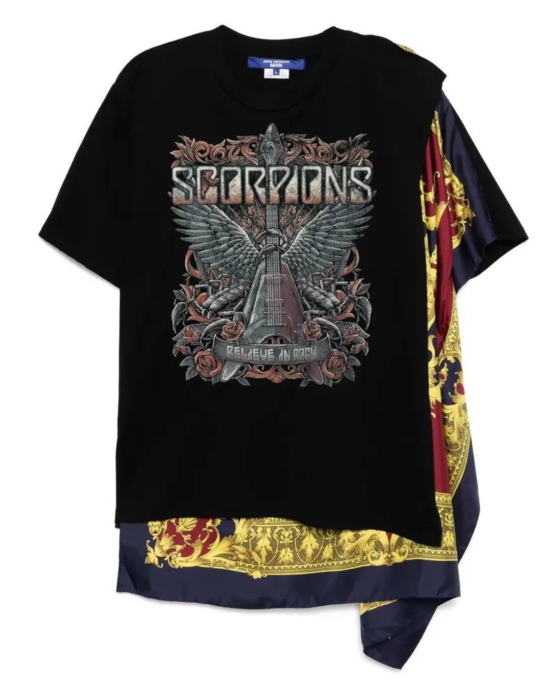Junya Watanabe Scorpions T-Shirt - Schwarz Schwarz