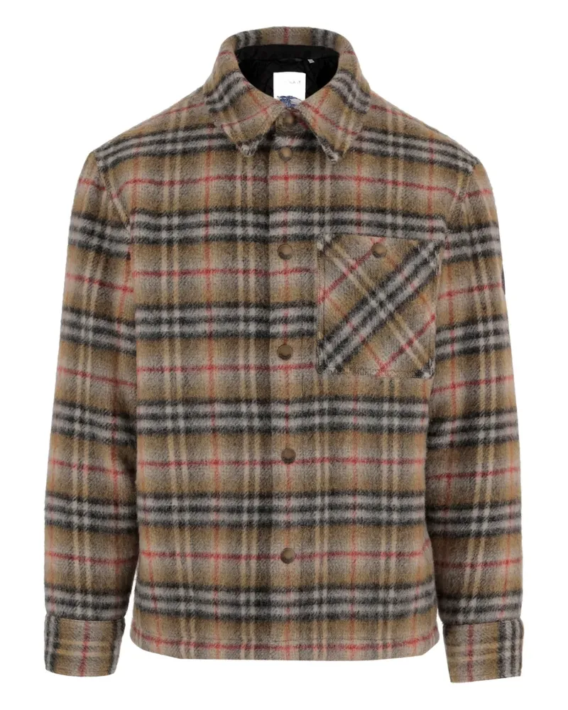 Burberry Hemd mit Karomuster - Braun Braun