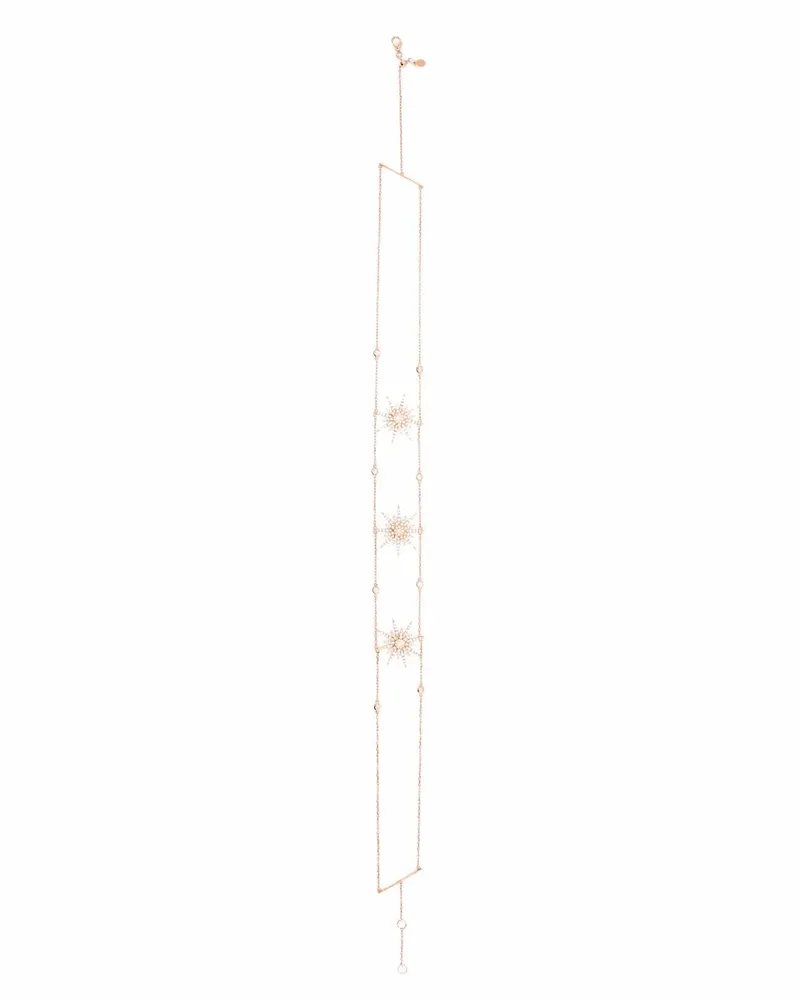 DJULA 18kt Choker aus Rotgold - Rosa Rosa