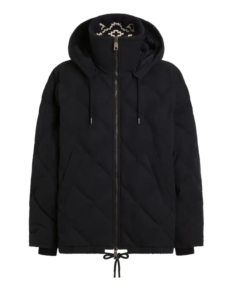 Dolce & Gabbana Wattierte Steppjacke - Blau Blau
