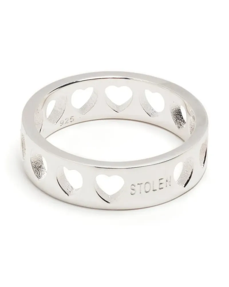Stolen Girlfriends Club Heartless Band Ring aus Sterlingsilber Silber