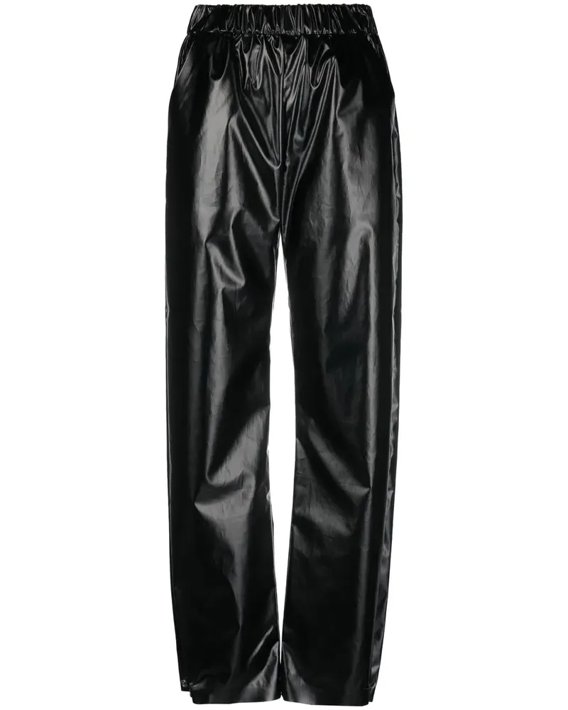 KASSL Gerade Hose - Schwarz Schwarz