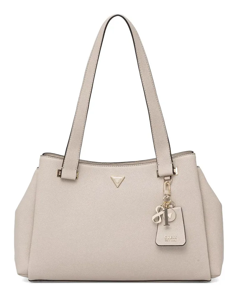 Guess Evie Handtasche mit Anhänger - Nude Nude