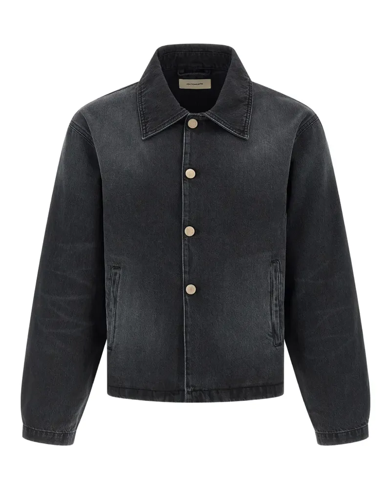 Mfpen Union buttoned denim jacket - Grau Grau