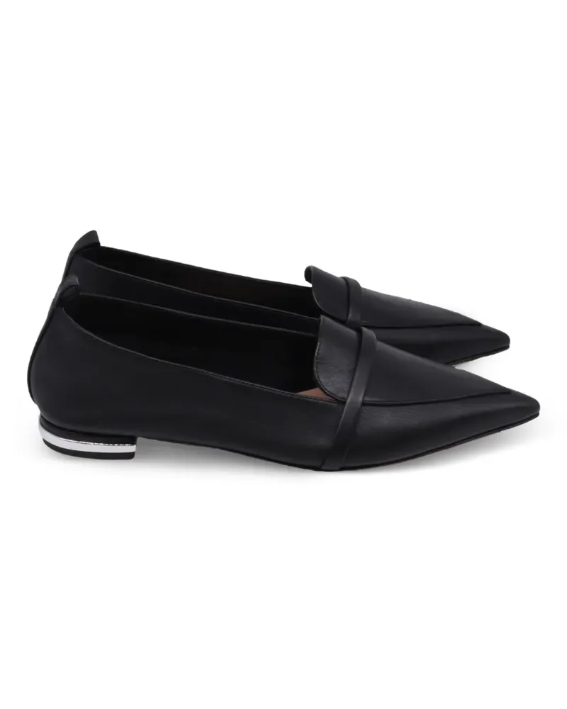 Malone Souliers Dora pointed-toe loafers - Schwarz Schwarz