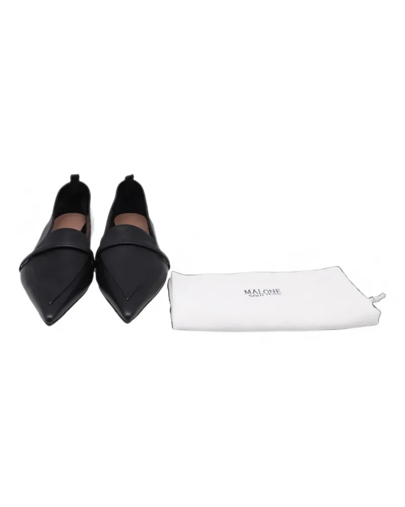 Malone Souliers Dora pointed-toe loafers - Schwarz Schwarz