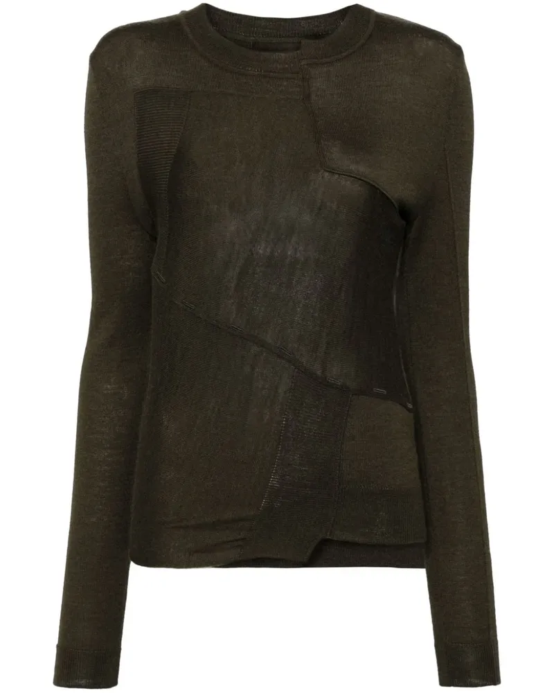 Maison Margiela Pullover mit Ziernähten - Nude Nude