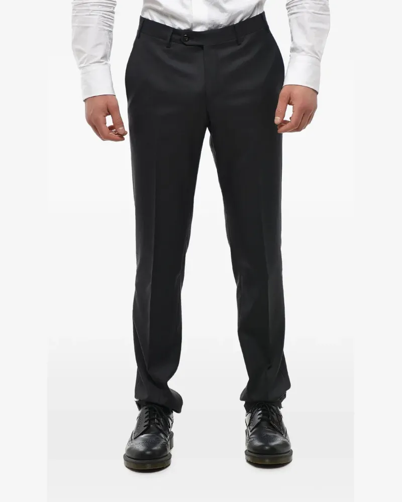Corneliani Academy pressed-crease trousers - Grau Grau