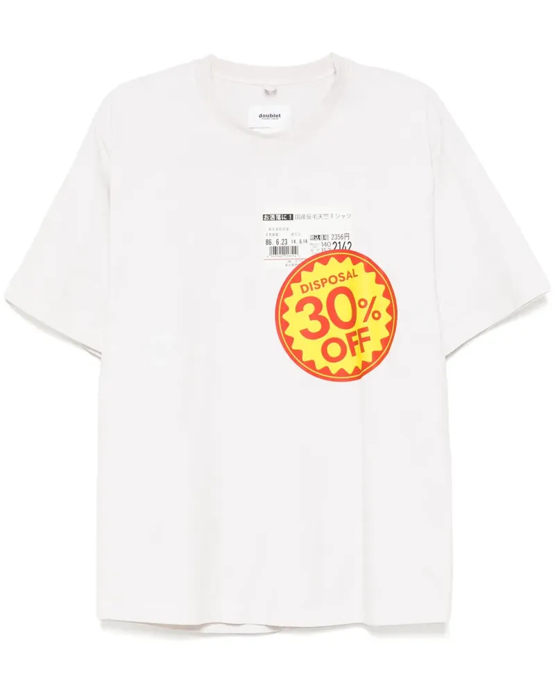 Doublet Klassisches T-Shirt Weiß