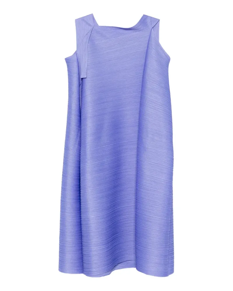 Issey Miyake Bouncy Basket pleated A-line midi dress - Violett Violett