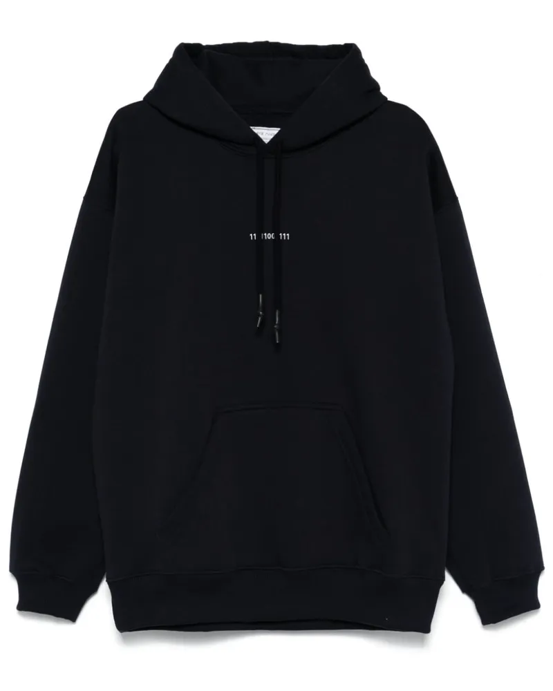 Société Anonyme Binary Hoodie Blau