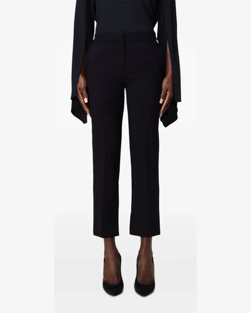 Elisabetta Franchi cropped tailored trousers - Schwarz Schwarz