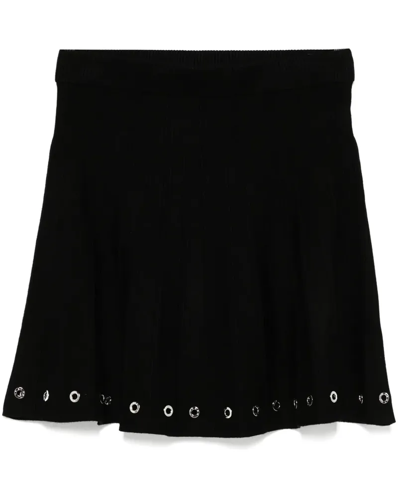 DKNY Rock mit Ösendetail - Schwarz Schwarz