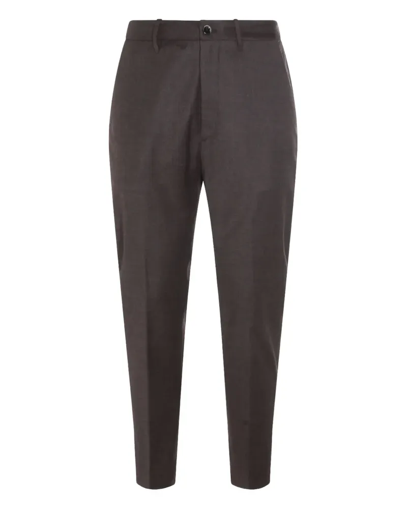 nine:inthe:morning buttoned trousers - Braun Braun