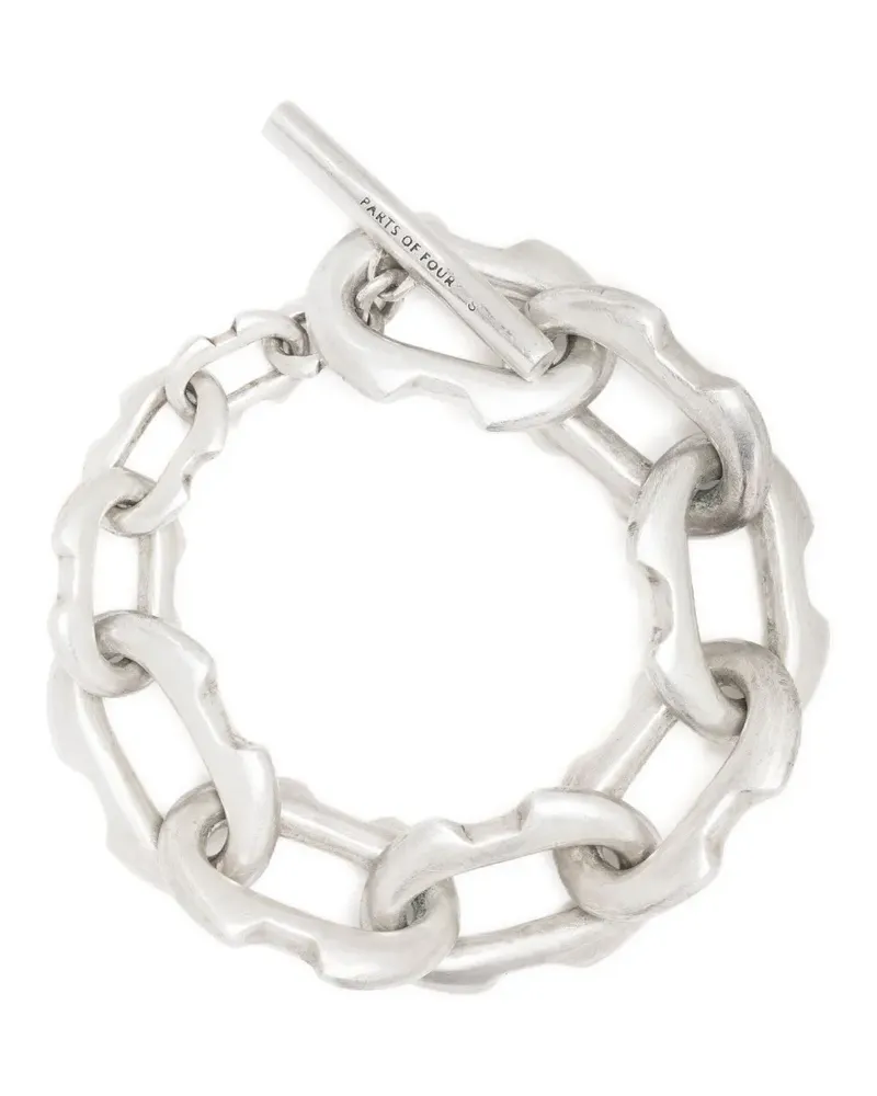 Parts Of Four Deco Link mit Knebelverschluss - Silber Silber