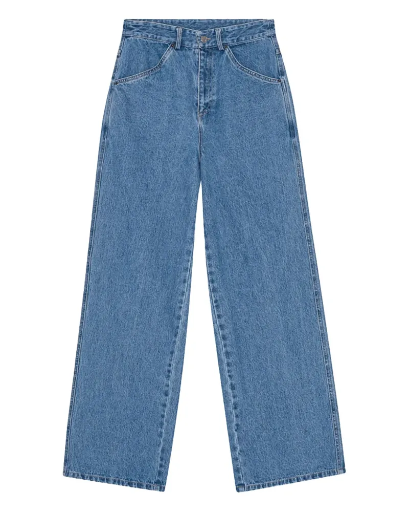 OpéraSPORT Camèlia Jeans mit bestickter Tasche - Blau Blau