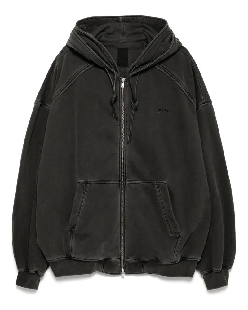 JUUN.J Kapuzenjacke mit Logo-Stickerei - Grau Grau