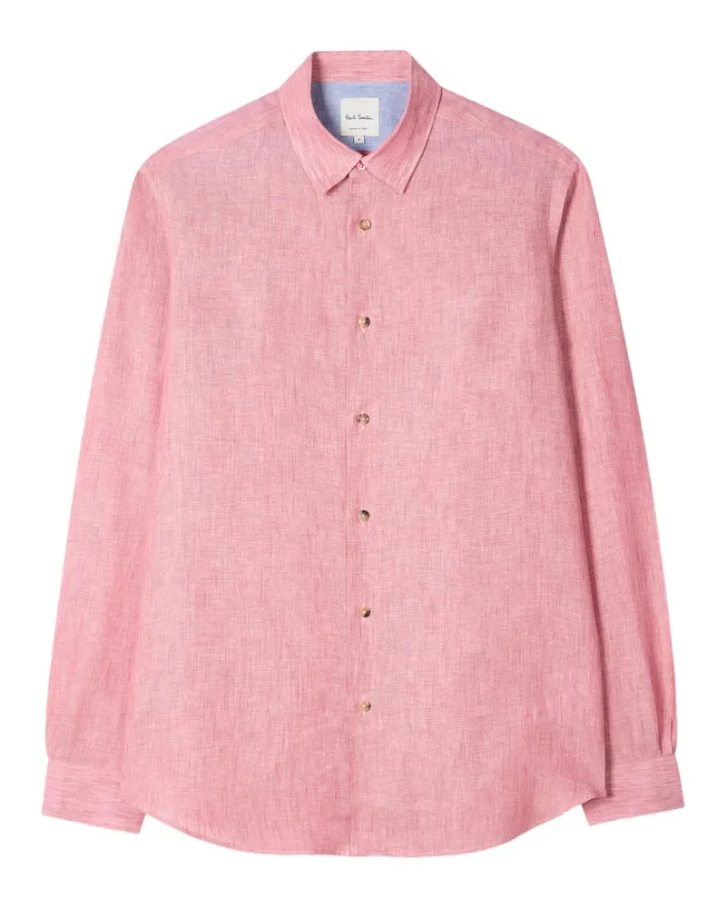 Paul Smith full-sleeve linen shirt - Rosa Rosa