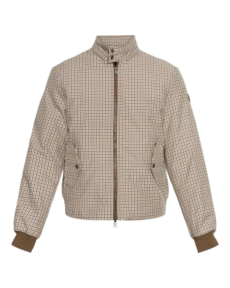 Moncler Almogordo reversible checked padded jacket - Nude Nude