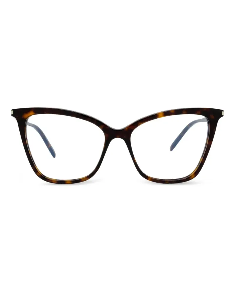 Saint Laurent Brille mit Cat-Eye-Gestell - Braun Braun