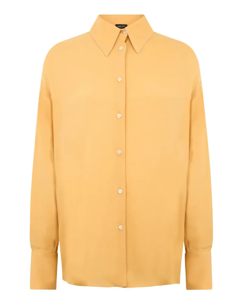 Fabiana Filippi long-sleeve collar shirt - Gelb Gelb