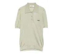 Poloshirt mit Knöpfen - Grün