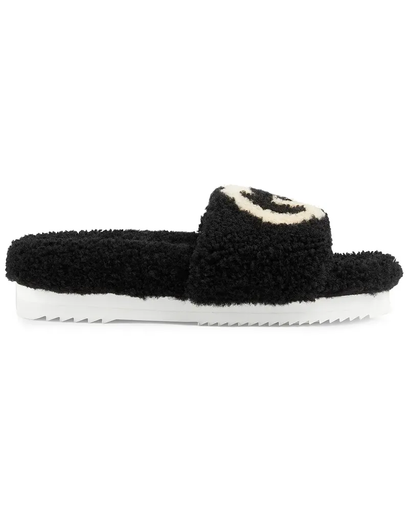 Gucci Pantoletten mit GG - Schwarz Schwarz