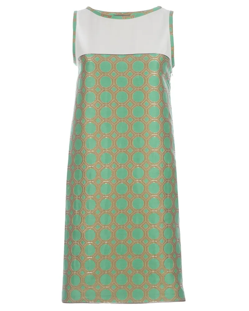 Mantù Patterned shift dress - Grün Grün