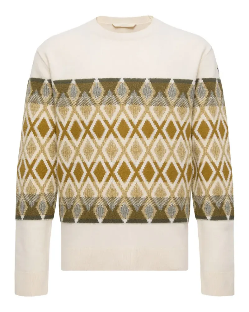 Moncler Pullover mit geometrischem Muster - Nude Nude