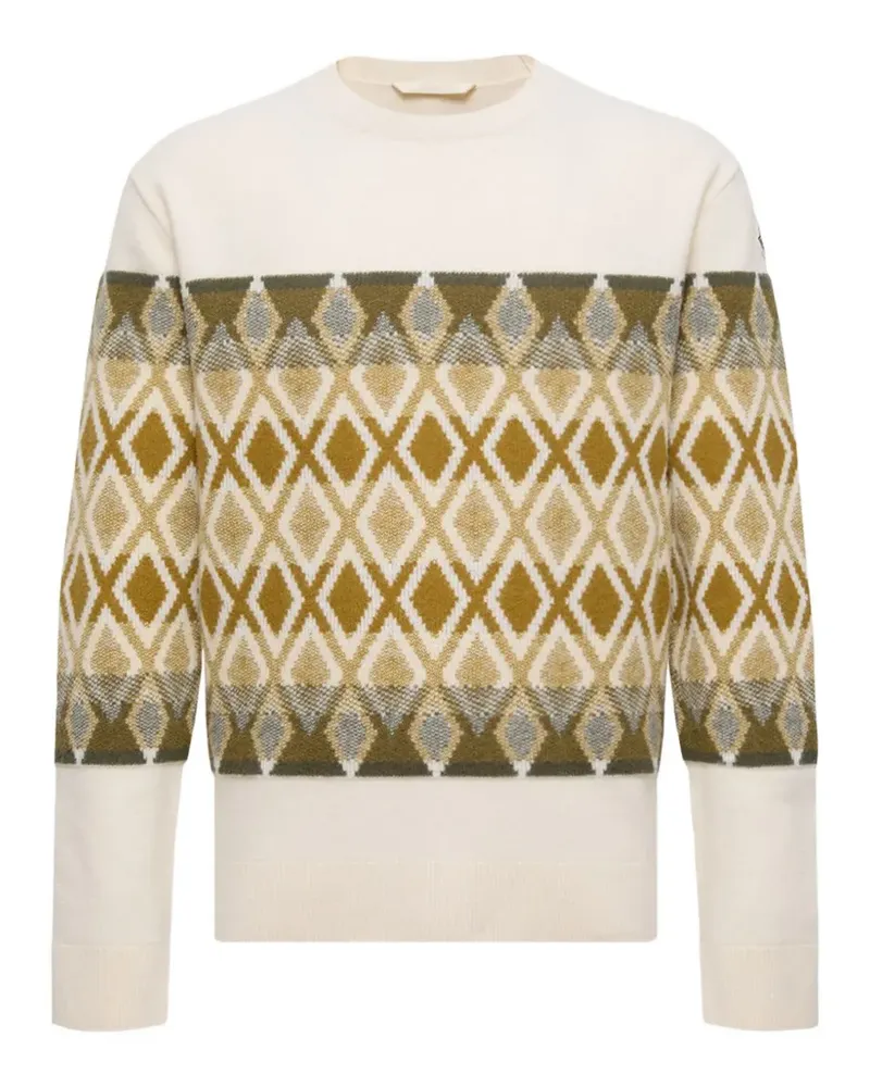 Moncler Pullover mit geometrischem Muster - Nude Nude