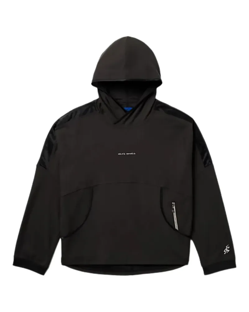 Asics Marjoram logo-print hoodie - Schwarz Schwarz