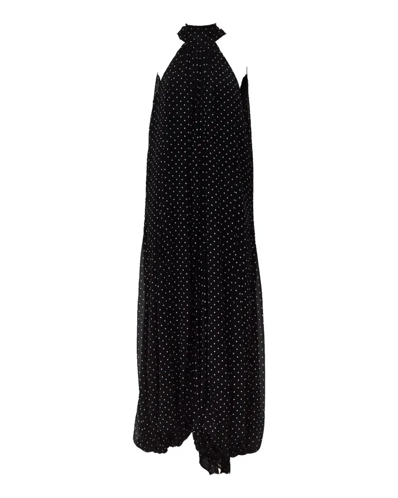 ROTATE Birger Christensen Chiffon-Jumpsuit - Schwarz Schwarz