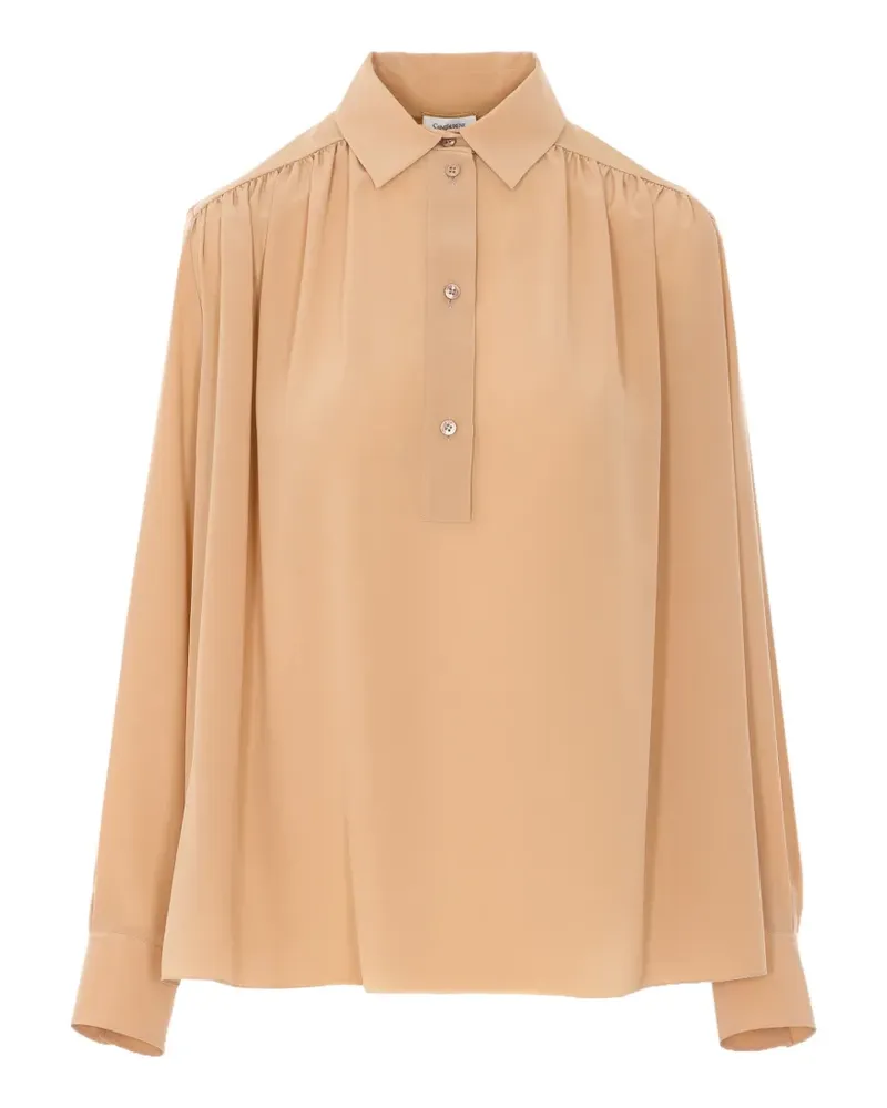 Saint Laurent Klassisches Hemd - Nude Nude