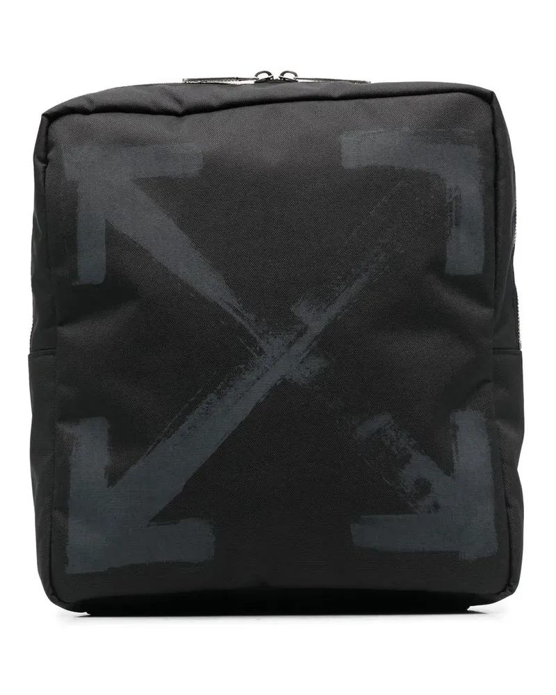 OFF-WHITE Umhängetasche mit Pfeil-Print - Schwarz Schwarz