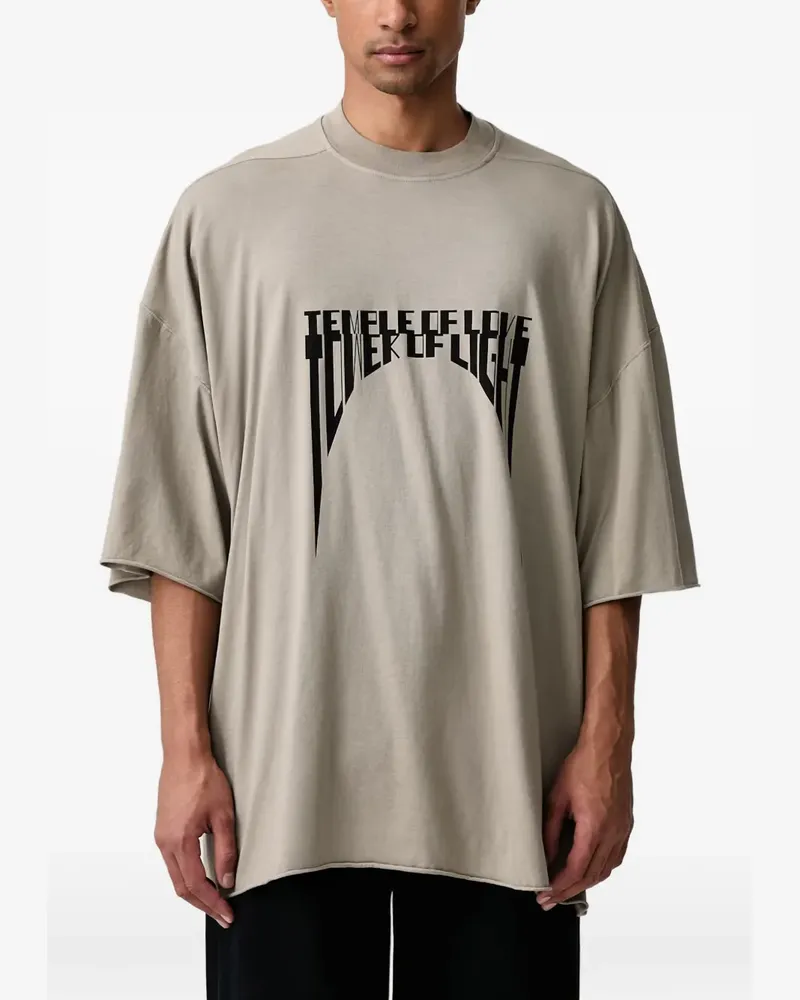 DRKSHDW by Rick Owens Tommy graphic-print T-shirt - Grün Grün