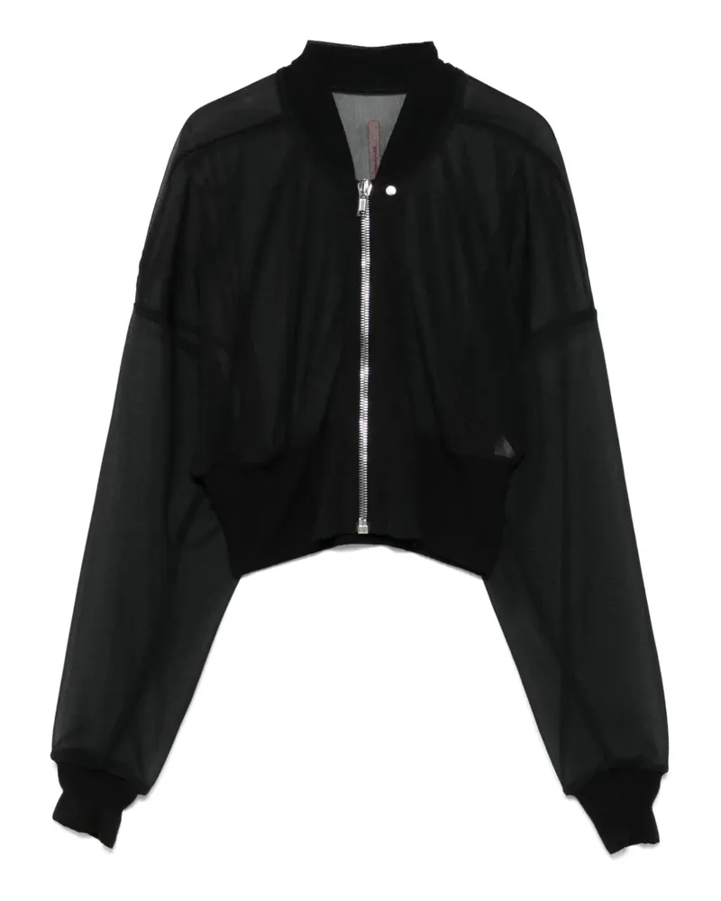 Rick Owens Lilies Flight Jacke - Schwarz Schwarz