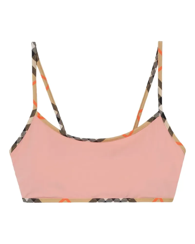 Burberry check trim bikini - Rosa Rosa