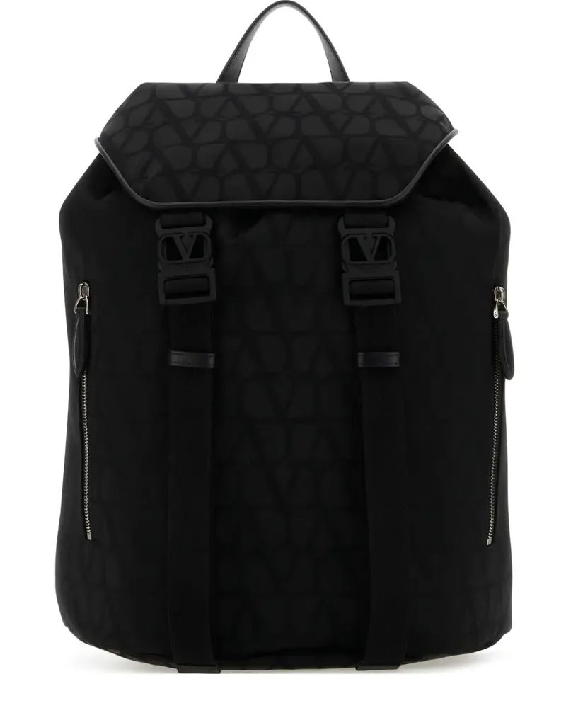 Valentino Garavani Rucksack mit Toile Iconographe-Print - Schwarz Schwarz