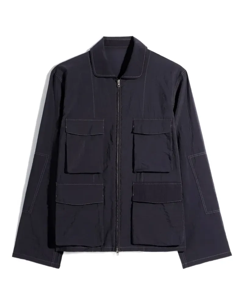 Christophe Lemaire Jacke mit Reißverschluss - Blau Blau