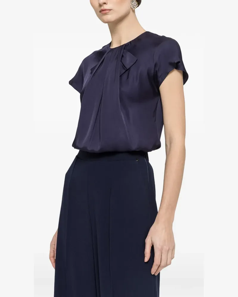 NISSA Bluse mit Falten - Blau Blau