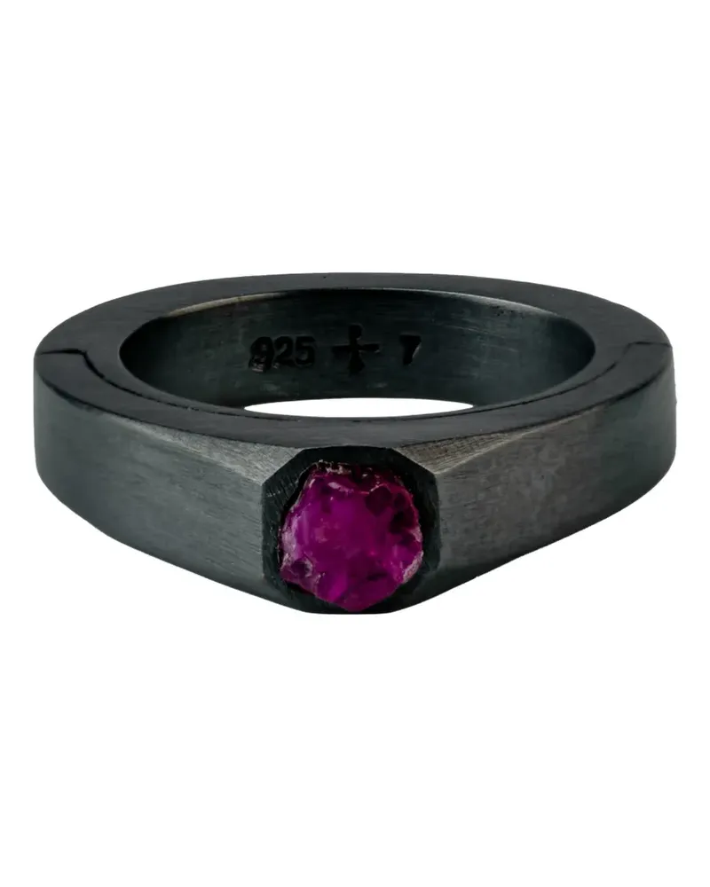 Parts Of Four Sistema terrestrial surfaced ring - Schwarz Schwarz