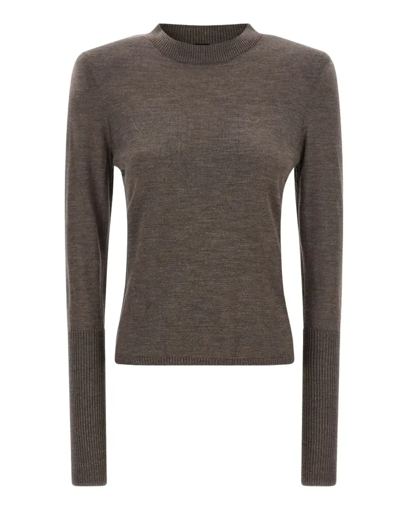 Pinko Pullover mit gepolsterten Schultern - Braun Braun